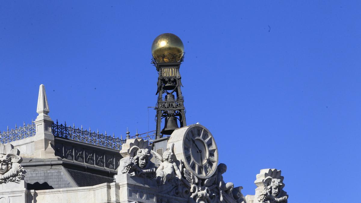 Fachada del Banco de España.