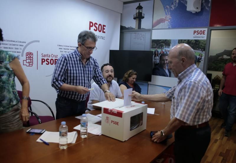 Votaciones primarias del PSOE en Tenerife