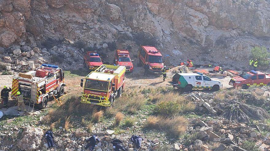 Más de 300 profesionales participan en un simulacro de accidente aéreo en Torremolinos