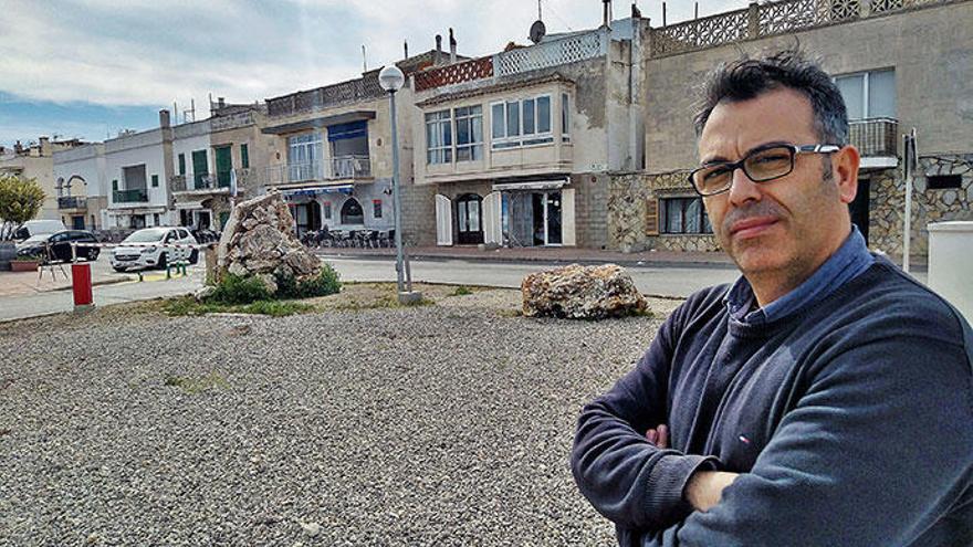 Guillem Monserrat, Sprecher der Bürgerplattform Front Marítim, kämpft gegen die Räumung von sechs Wohnhäusern in erster Meereslinie