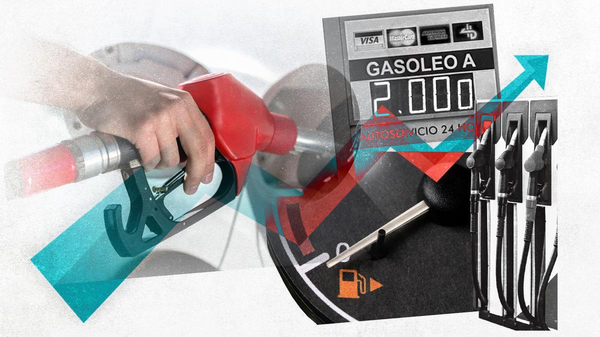 Los transportistas temen que el precio del gasóleo pueda ir a peor y alcanzar los 2,20 euros