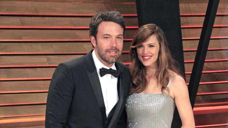 Ben Affleck y Jennifer Garner, en la fiesta de los Oscars 2014.