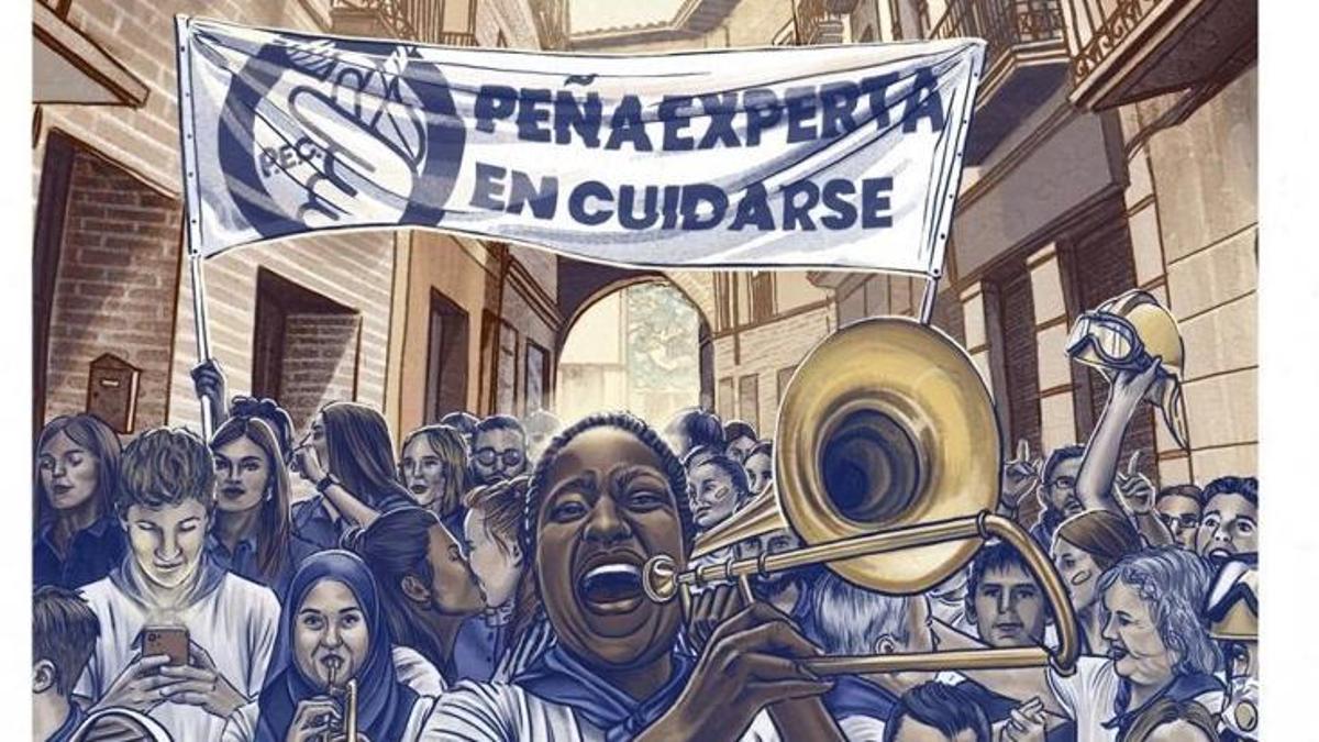 El cartel de la campaña ha sido diseñado por Eva Cortés.