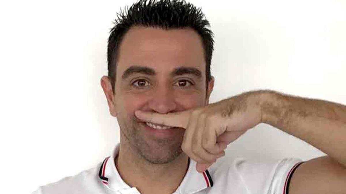 Xavi apoya la campaña 'Cap nen sense bigoti'
