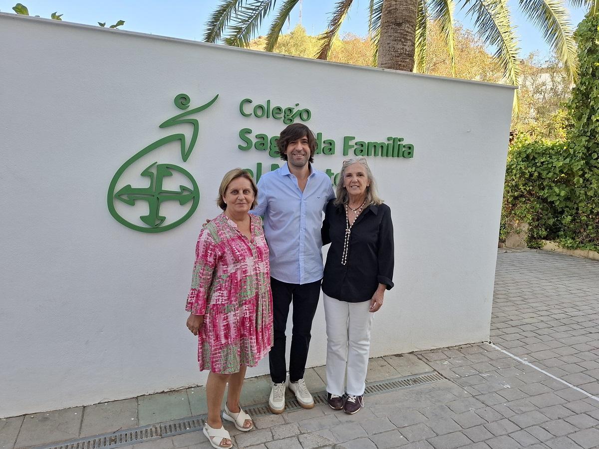 Carlos Pérez-Rioja, director actual, junto a Elena Carmona e Isabel López, anteriores directoras de El Monte.
