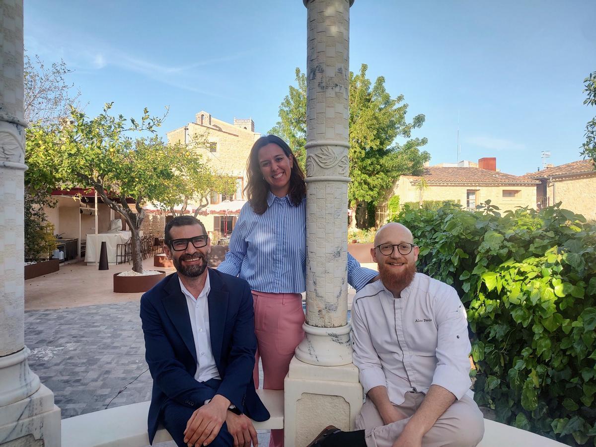 Óscar Alba, Esperança Pou y Àlex Pardo.