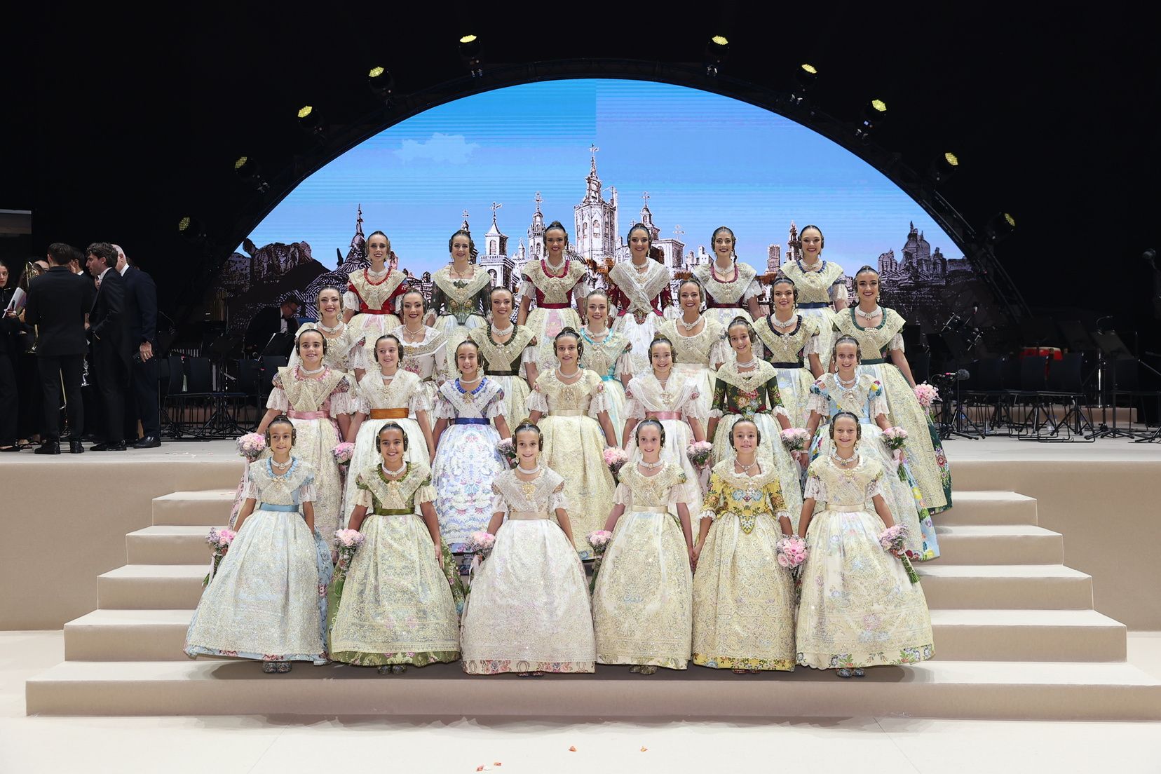 La celebración de las candidatas a Fallera Mayor de València 2026