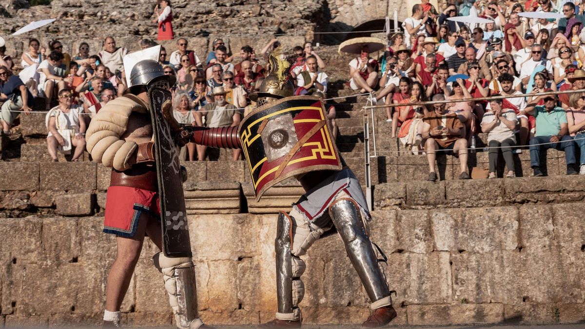 Vídeo | Los gladiadores de Emerita Lvdica toman la arena de Mérida