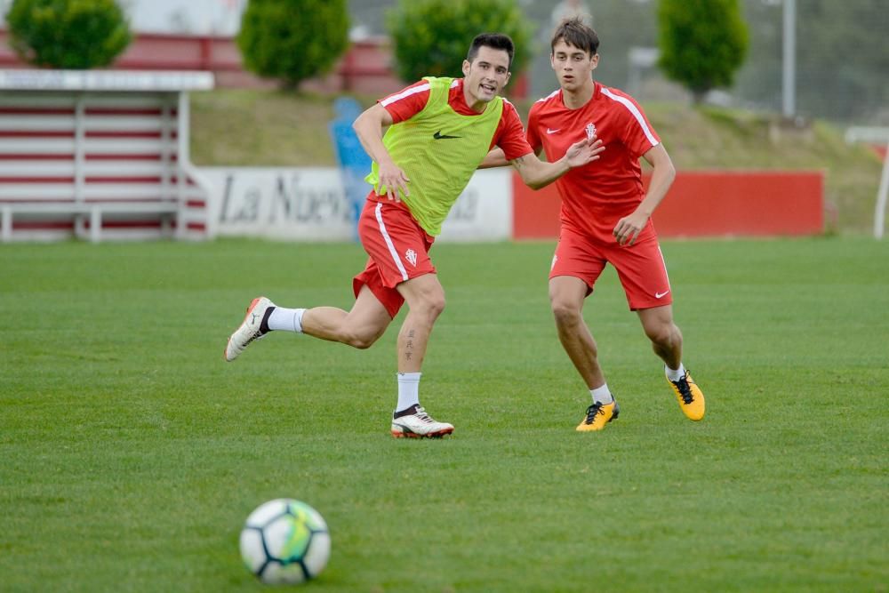 Entrenamiento del Sporting