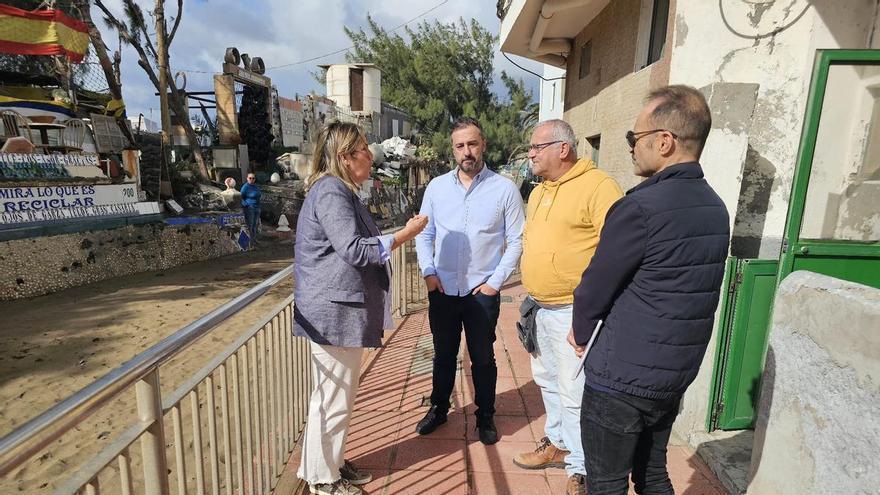 Telde mejorará el mantenimiento y los accesos en la playa de Ojos de Garza