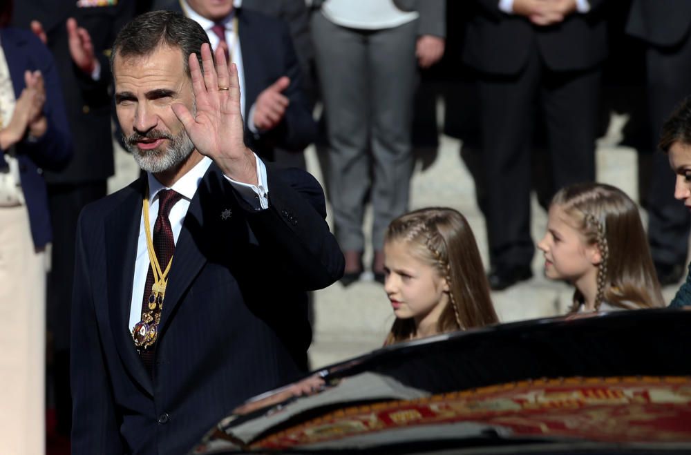 Leonor y Sofía, protagonistas en el Congreso