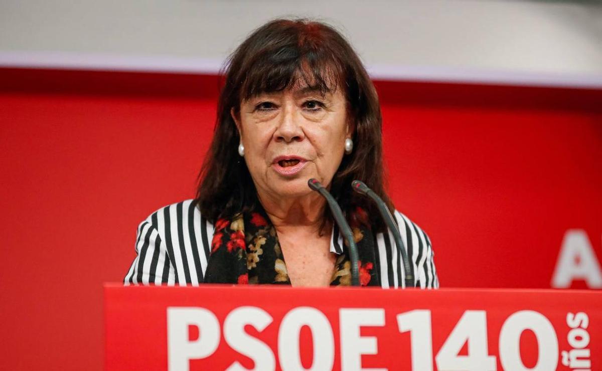 Cristina Narbona, diputada del PSOE por Madrid