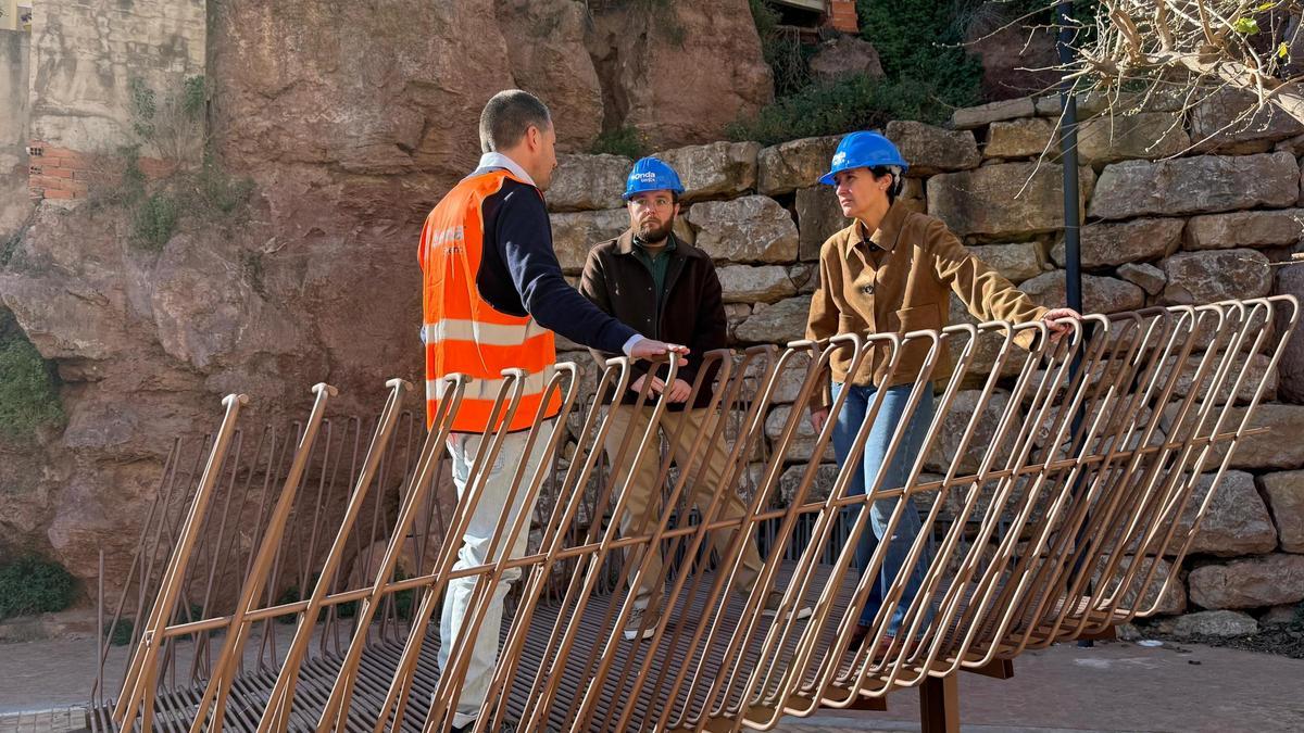 Foto de la visita a las obras.