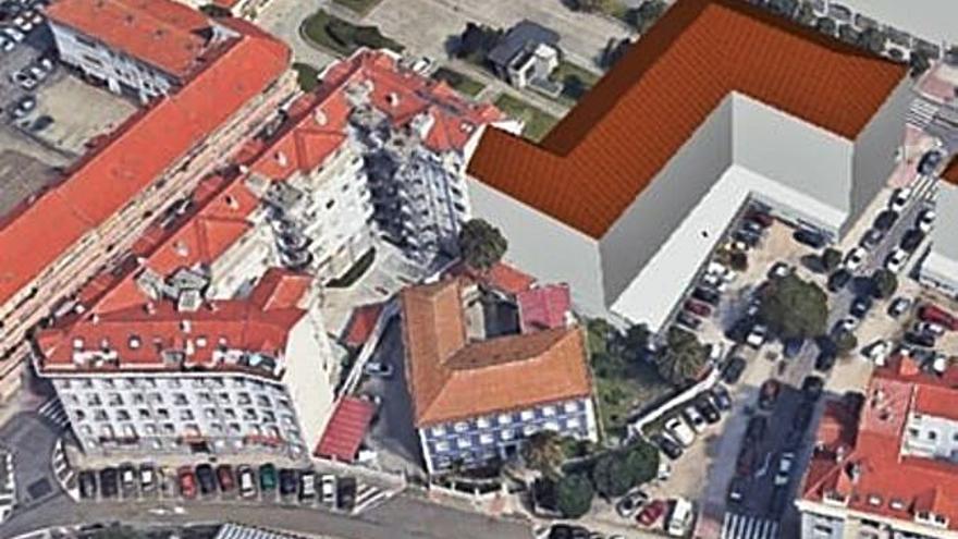 Los edificios de viviendas en las dos parcelas de A Maestranza tendrán planta baja y cinco alturas