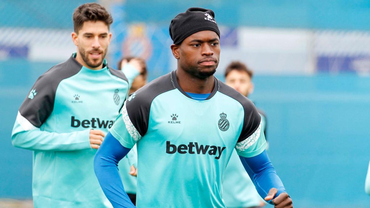 Dimata durante un entrenamiento