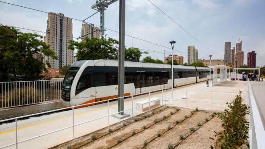 El nuevo apeadero del Tram en Benidorm comenzará a funcionar el 31 de julio