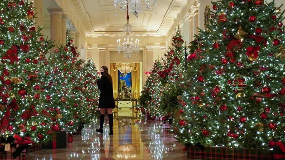 Los árboles de Navidad de la Casa Blanca.