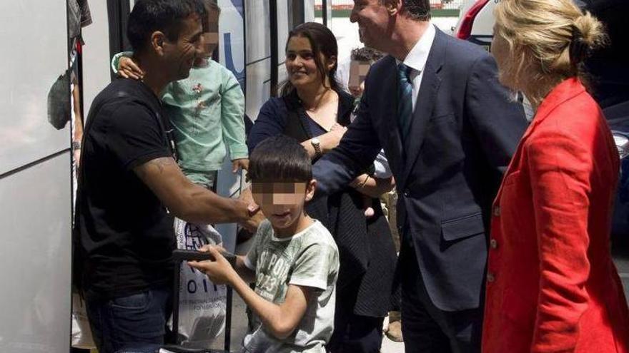 Cinco familias de refugiados sirios llegan a Zaragoza y Teruel