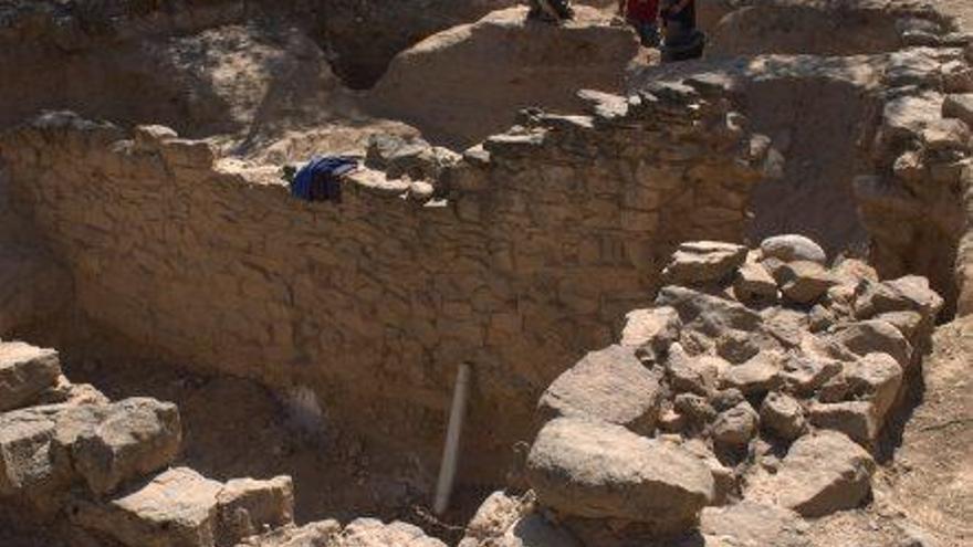 Els treballs al jaciment de Sant Miquel