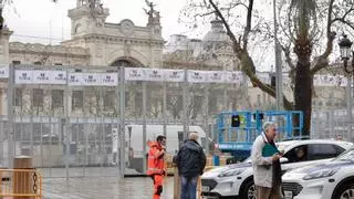 La lluvia paraliza las Fallas 2026, incluida la salida de piezas a la calle