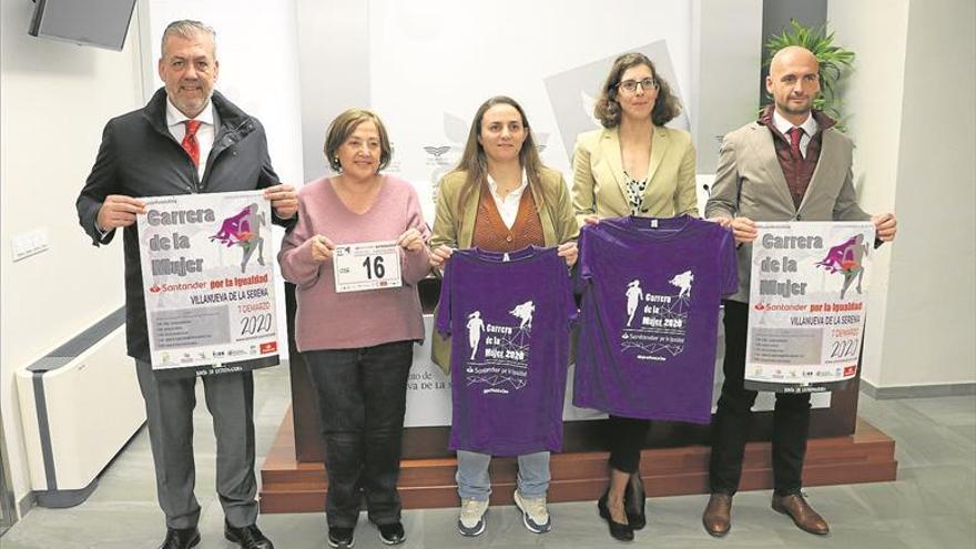 María Ribera, madrina de la Carrera de la Mujer ‘Santander por la Igualdad’ de Villanueva