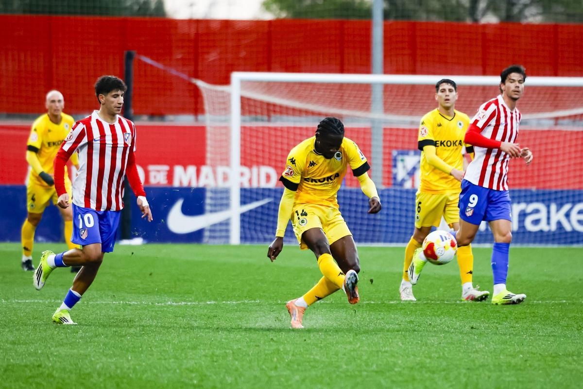 Las mejores imágenes del Atlético de Madrid B - Hércules CF