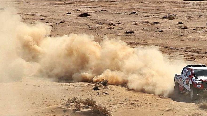 Fernando Alonso en el pasado Rally Dakar