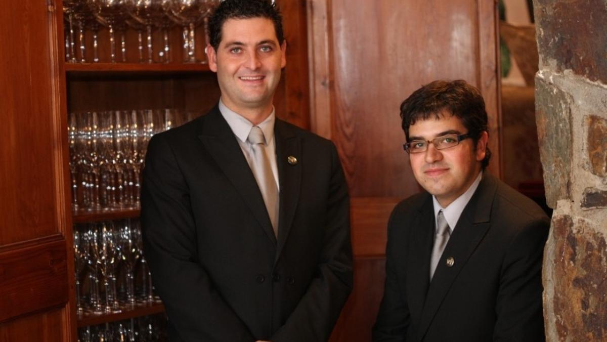 David Seijas con Ferran Centelles, en una antigua foto en El Bulli.