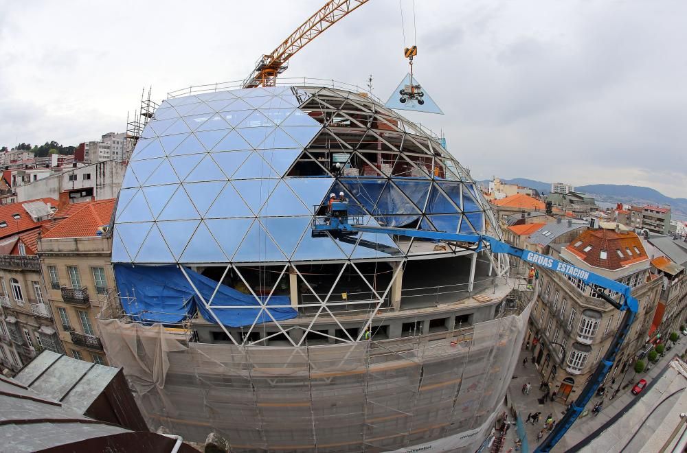 La esfera estará lista antes del verano y el club espera finalizar el inmueble para agosto