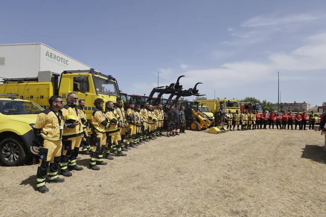 FOTOGALERÍA | Prohens  afirma que la mayoría de incendios forestales se pueden evitar y pide precaución a la población