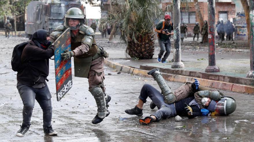 Dos meses de protestas en Chile