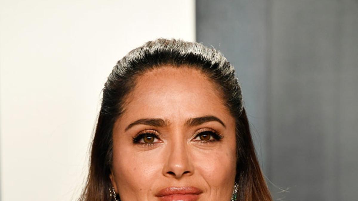 Salma Hayek en un fiesta 'after Oscar'