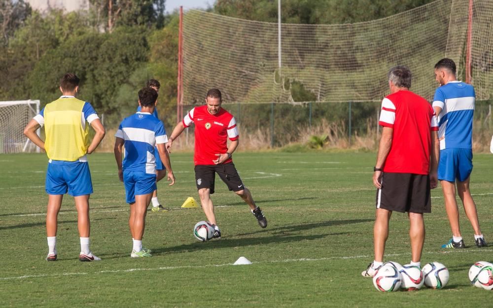 Primer entrenamiento del Hércules