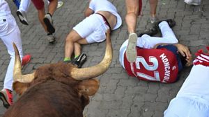 El quinto encierro de los Sanfermines 2025, en imágenes.