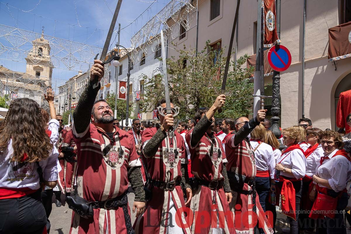 Moros y Cristianos en la mañana del dos de mayo en Caravaca