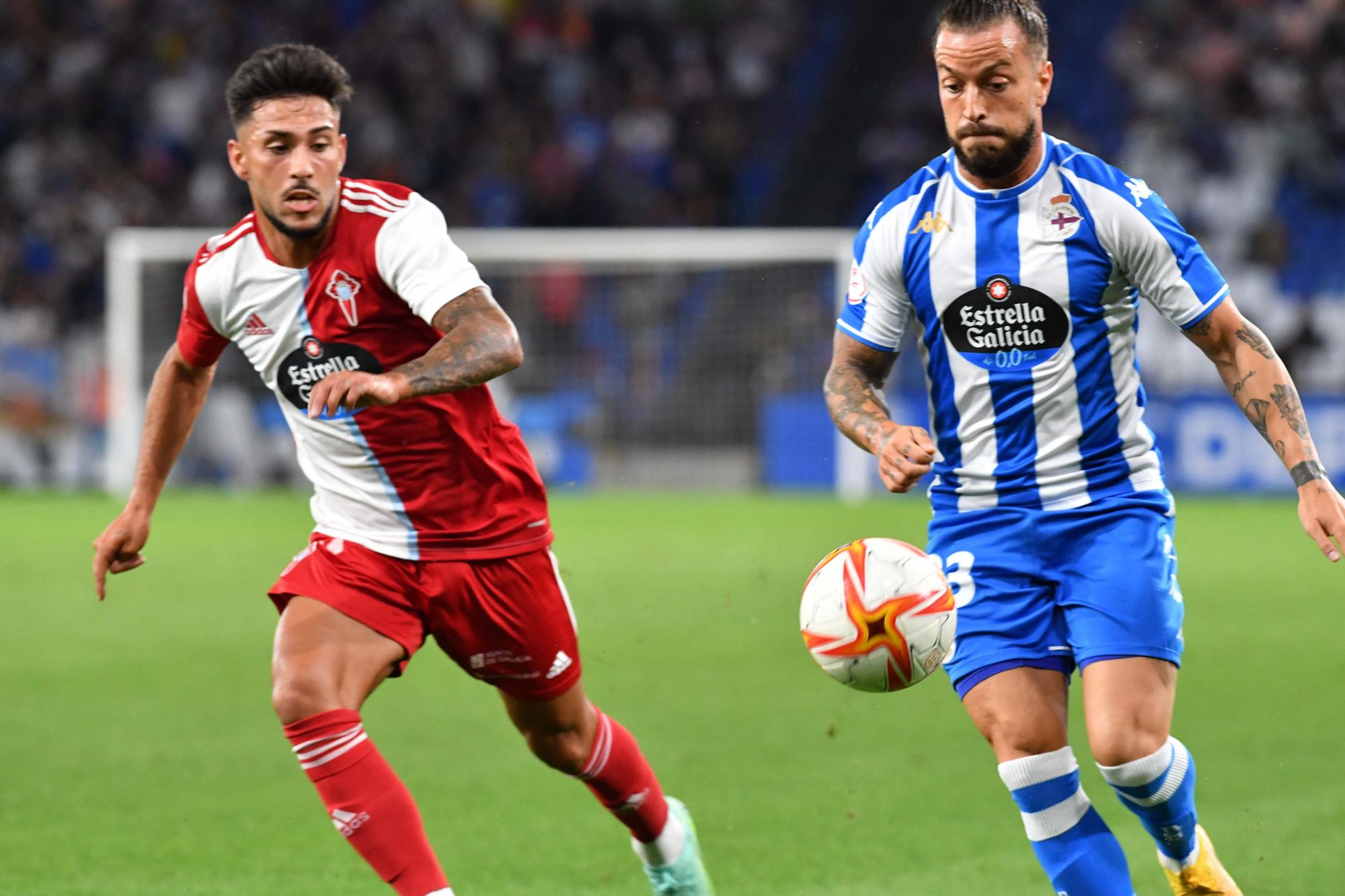 El Dépor golea al Celta B en Riazor