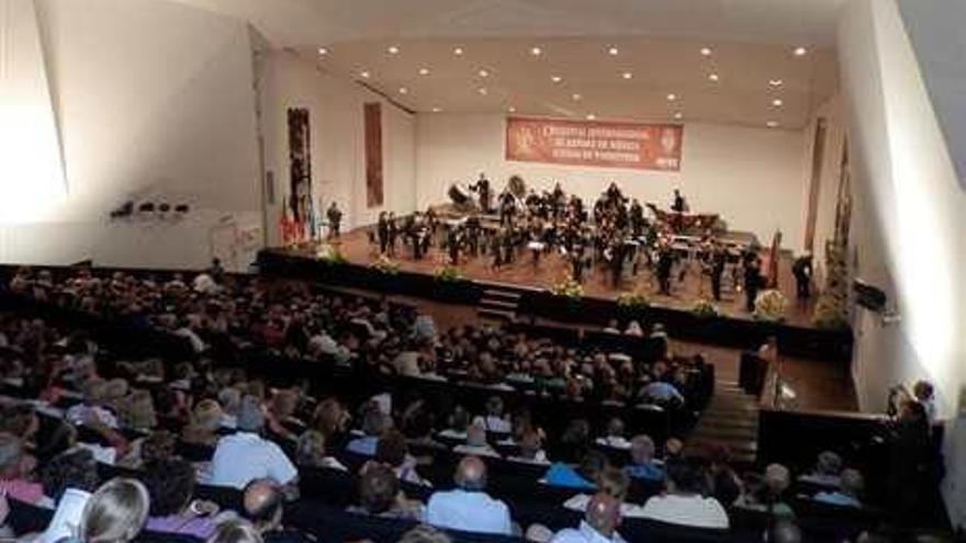 La banda Giuseppe Verdi, hoy en el Teatro