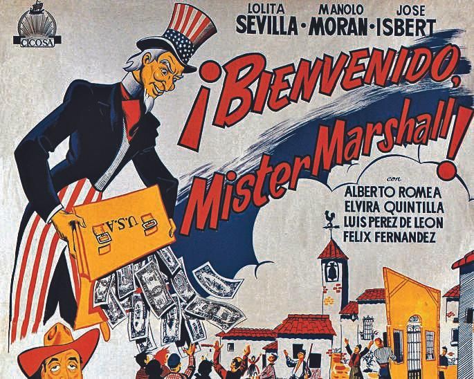 Cartel de “Bienvenido Mister Marshall”.