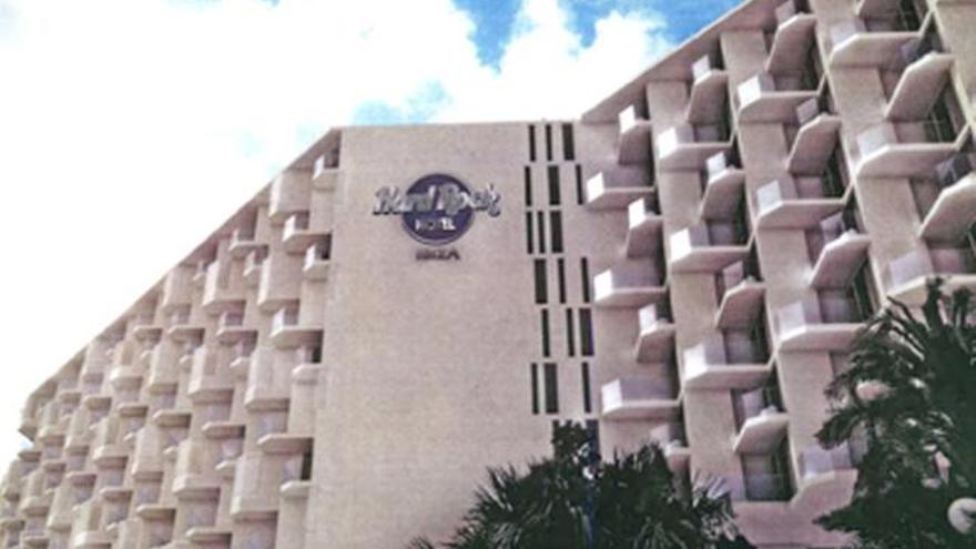 Una recreación del Hard Rock Hotel Ibiza.