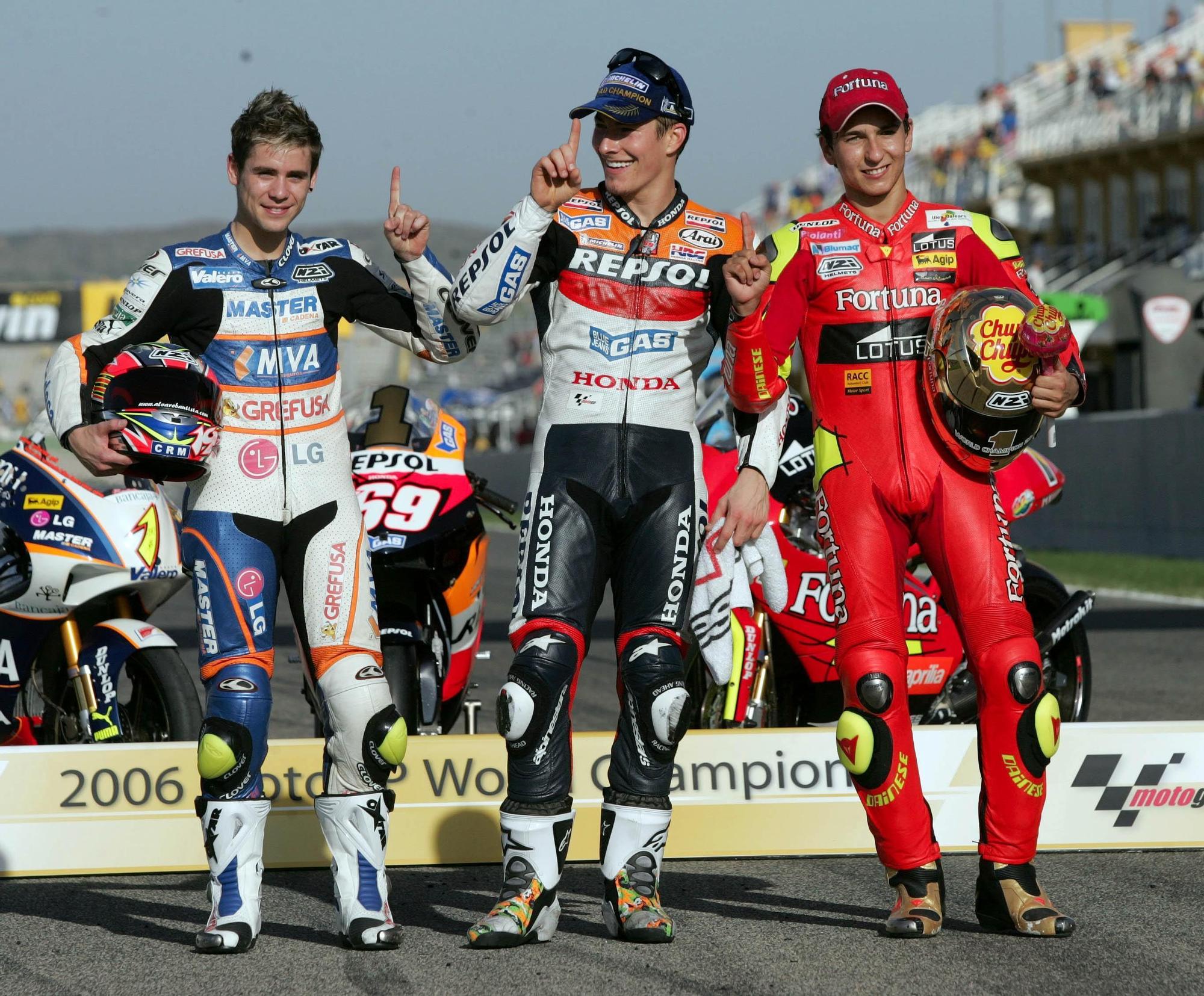 Campeones del mundo en el Gran Premio de la Comunitat Valenciana a lo largo de su historia