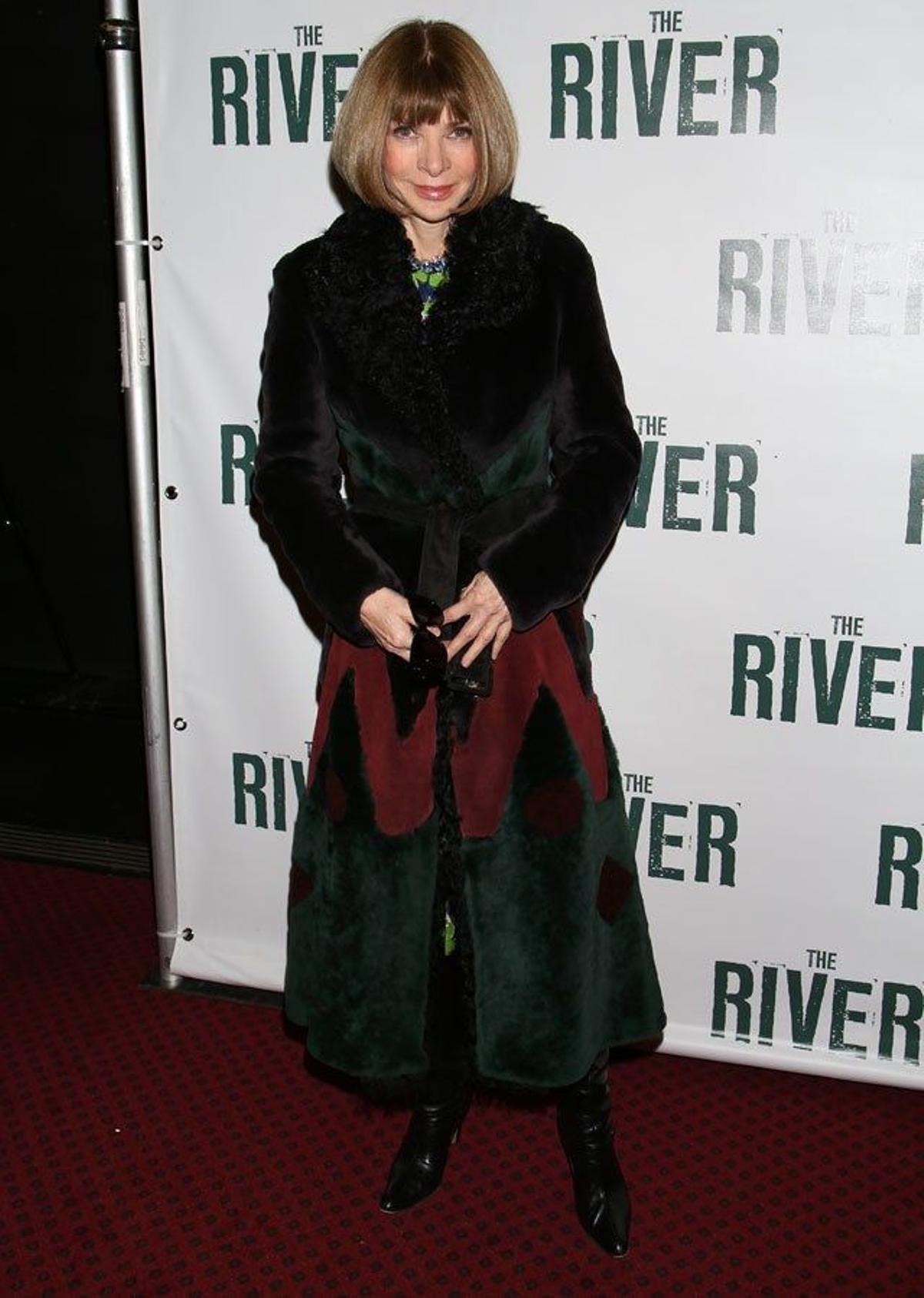 Anna Wintour en el estreno de 'The River' en Broadway