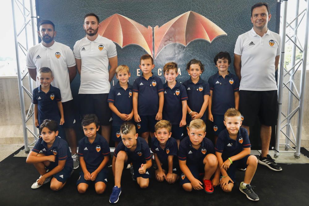 Photocall en la presentación del Centenario del Valencia CF