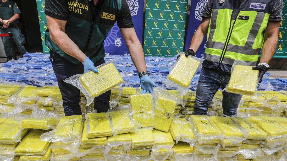 Incautados 3.800 kilos de cocaína en el puerto de Valencia