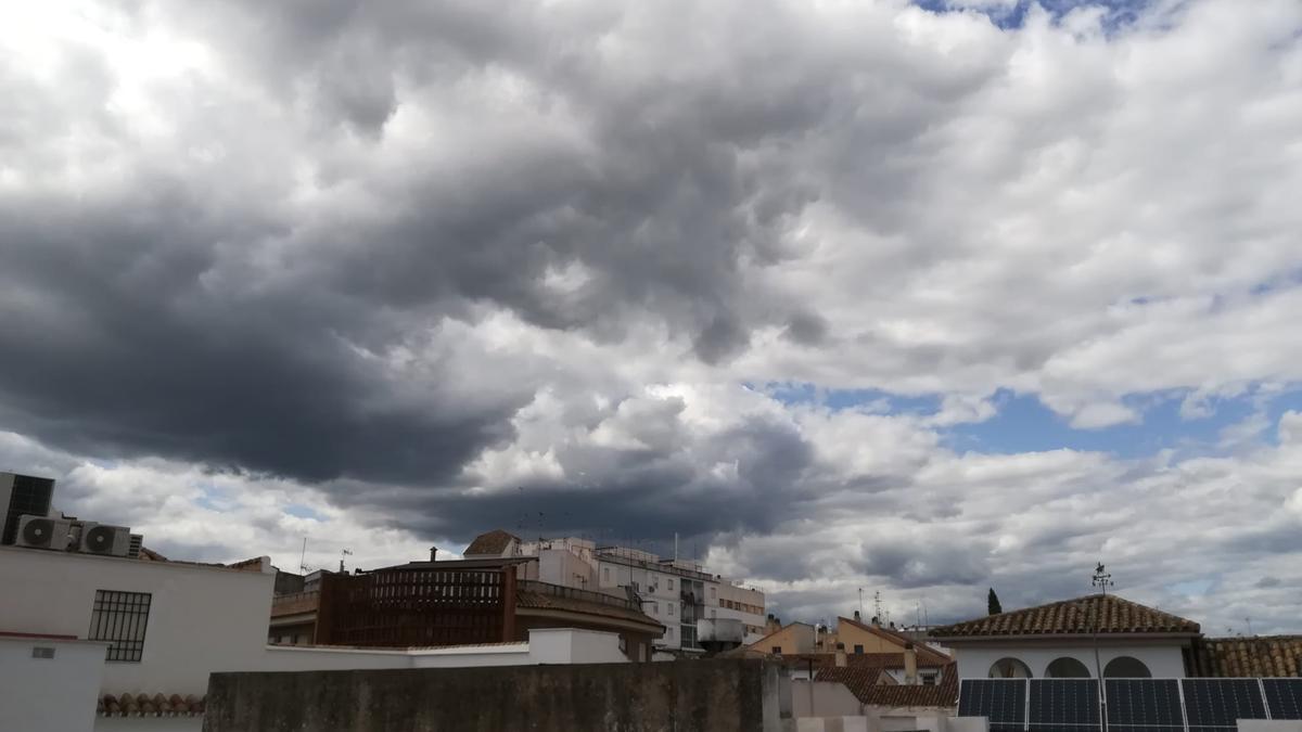 Cielo con nubes en Córdoba.