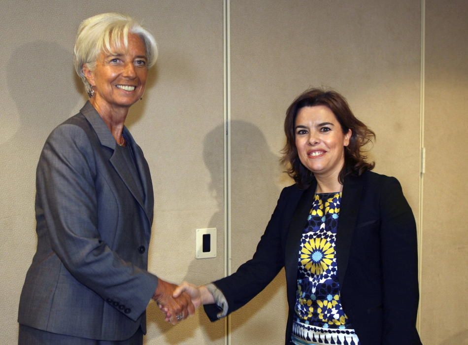 SORAYA SÁENZ DE SANTAMARÍA Y CHRISTINE LAGARDE ...