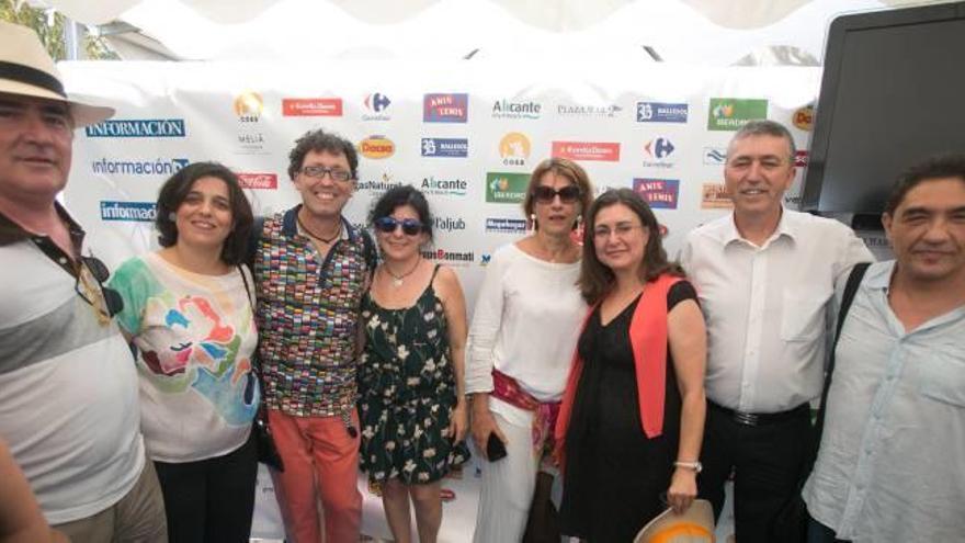 Ramón Siles, Raquel Huete, Carles Cortés, Mercedes Gallego, Llum Quiñonero, Pilar Pérez, Rafael Climent y José María Asencio.