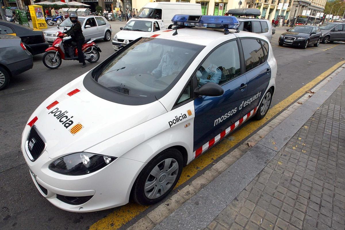 Una patrulla de los Mossos d’Esquadra. 