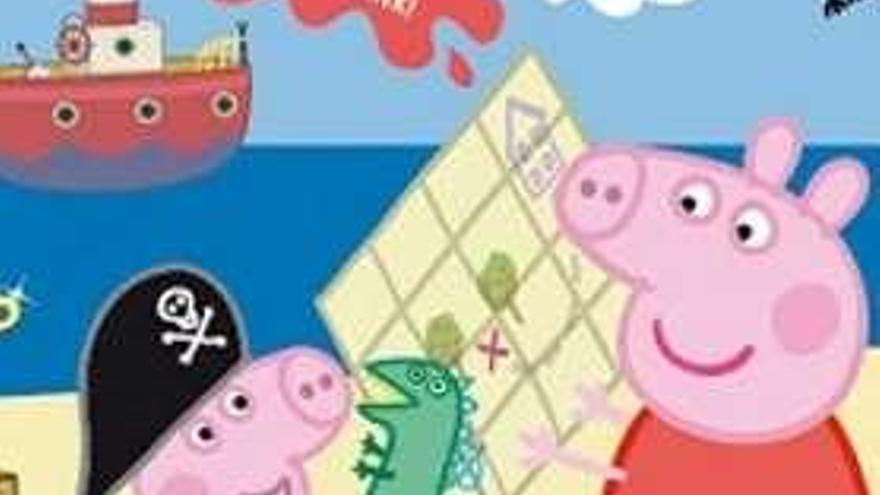 Peppa Pig, y su hermano George.