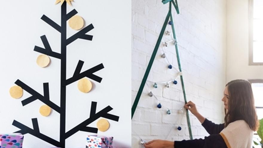 Árboles de navidad originales caseros: Los 10 árboles de Navidad caseros  más originales con los que decorar tu casa