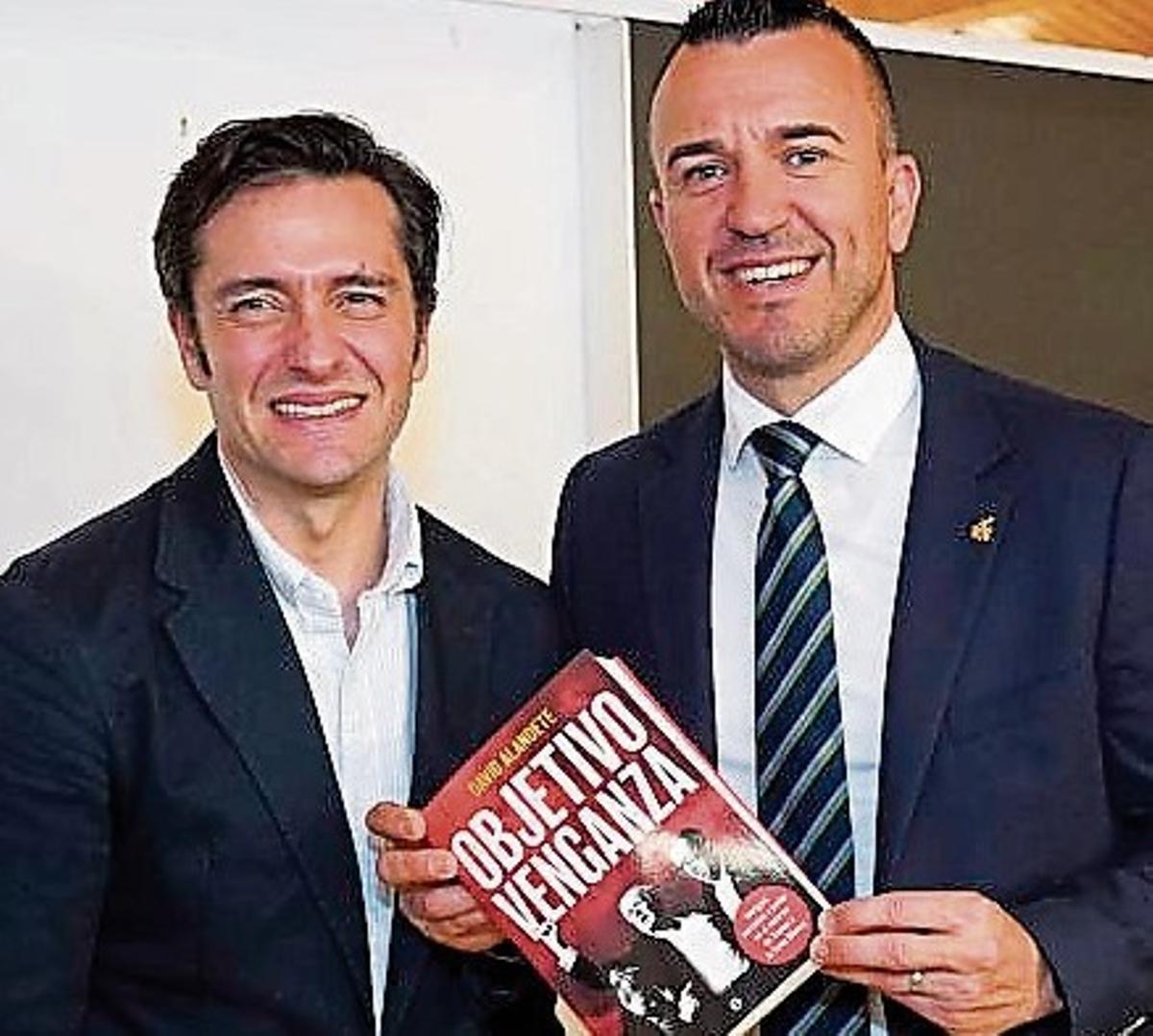 David Alandete y Vicente Mompó, presidente de la Diputación de Valencia